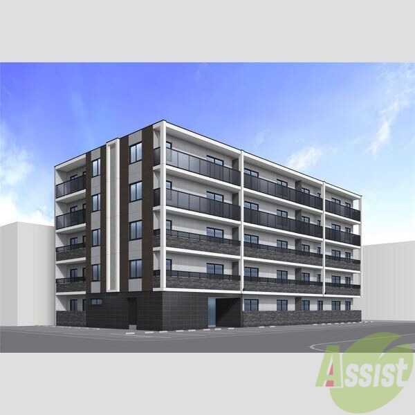 建物外観　完成予想図　札幌市西区八軒一条「ガーデンクォーツ琴似」