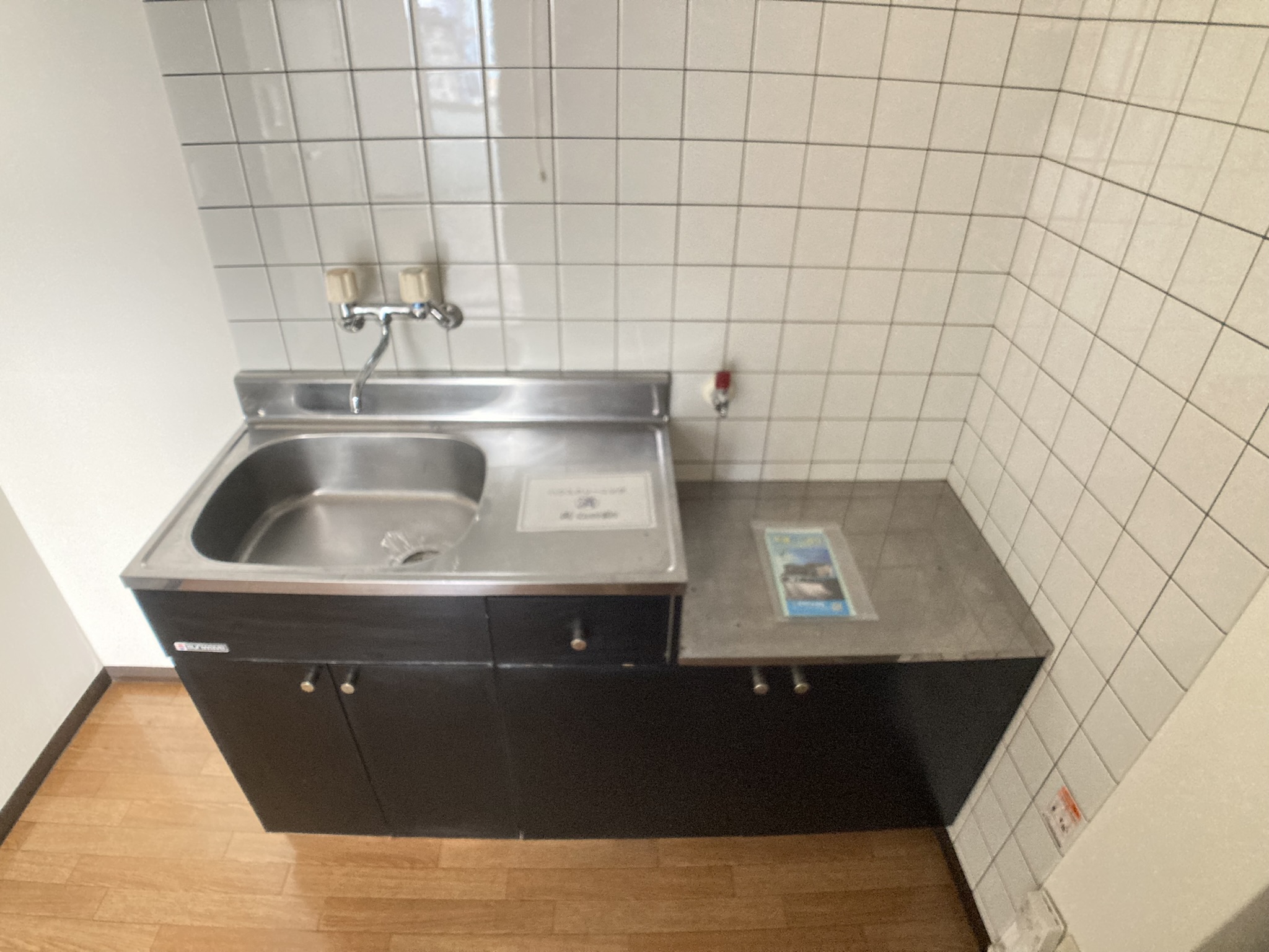 キッチン　2口ガスコンロ対応