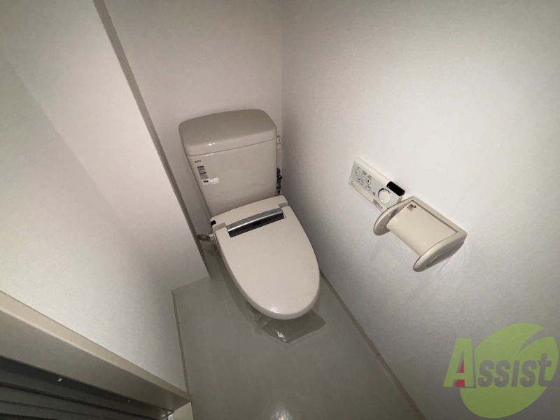 洗面設備　快適に使用できる、清潔感にこだわったトイレです。