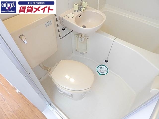 トイレ　同物件別部屋の写真