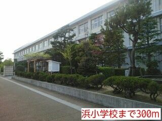 小学校　浜小学校（小学校）まで300m