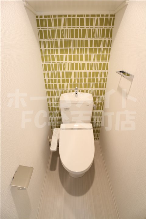 トイレ　ゆったりとした空間のトイレです