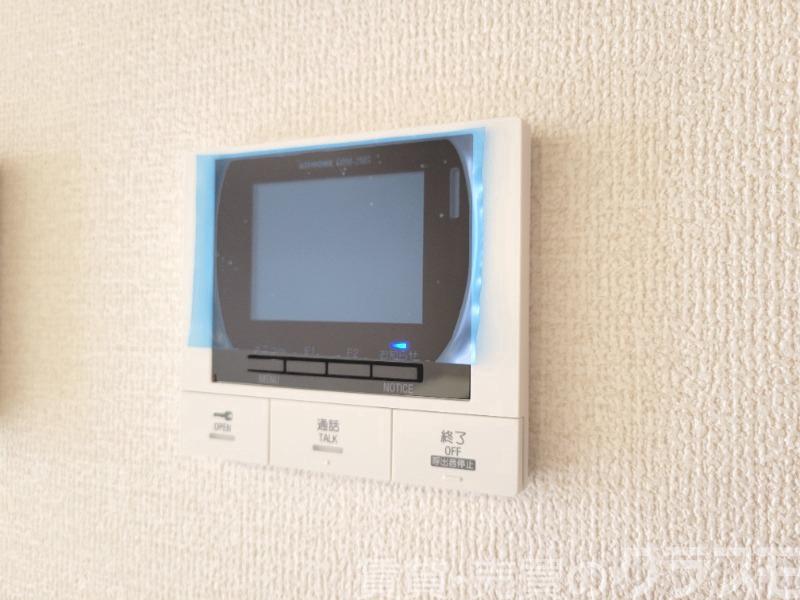 セキュリティ　来訪者が確認できるモニターホン♪