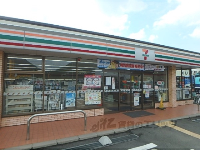 コンビニ　セブンイレブン野洲妙光寺店（コンビニ）まで400m