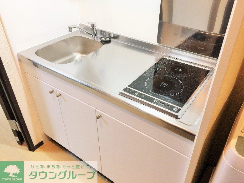 キッチン　電気コンロ2口
