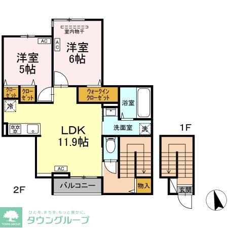 セレスティア東四つ木Vの間取り写真