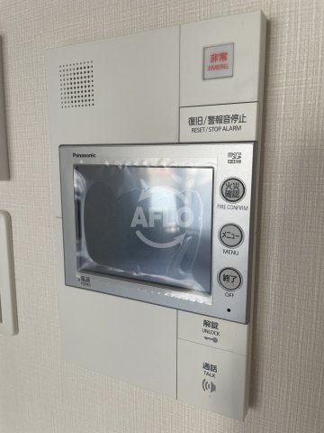 セキュリティ　ブルフォルトゥーナ扇町　モニター付きインターホン