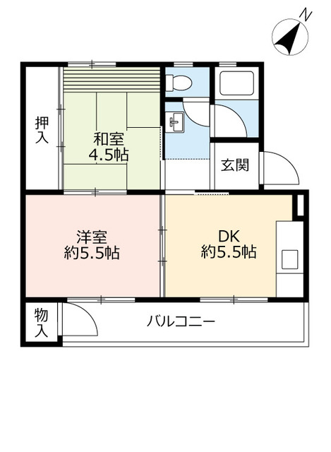 UR岩倉の間取り写真
