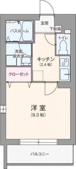 多摩都市モノレール 甲州街道駅 徒歩4分 4階建 築14年の間取り写真