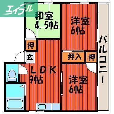 ファミール野田の間取り写真