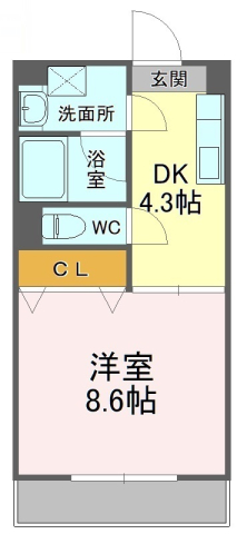 カトレア・シスの間取り写真