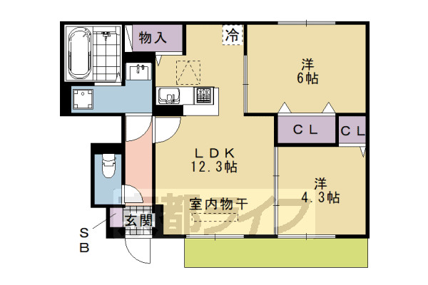 阪急京都線 桂駅 徒歩11分 2階建 新築の間取り写真