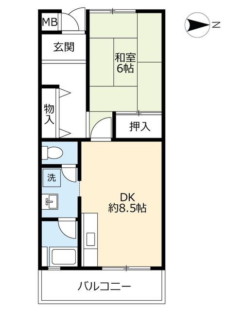 UR加島の間取り写真