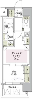 アーバネックス大阪天満宮IIの間取り写真