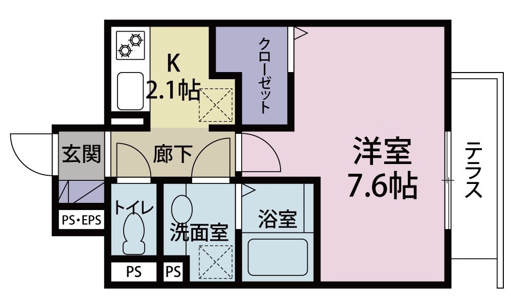 クレスト蒲田の間取り写真
