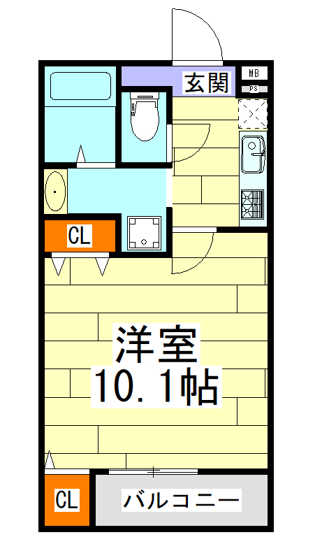 フジパレス守口VIII番館の間取り