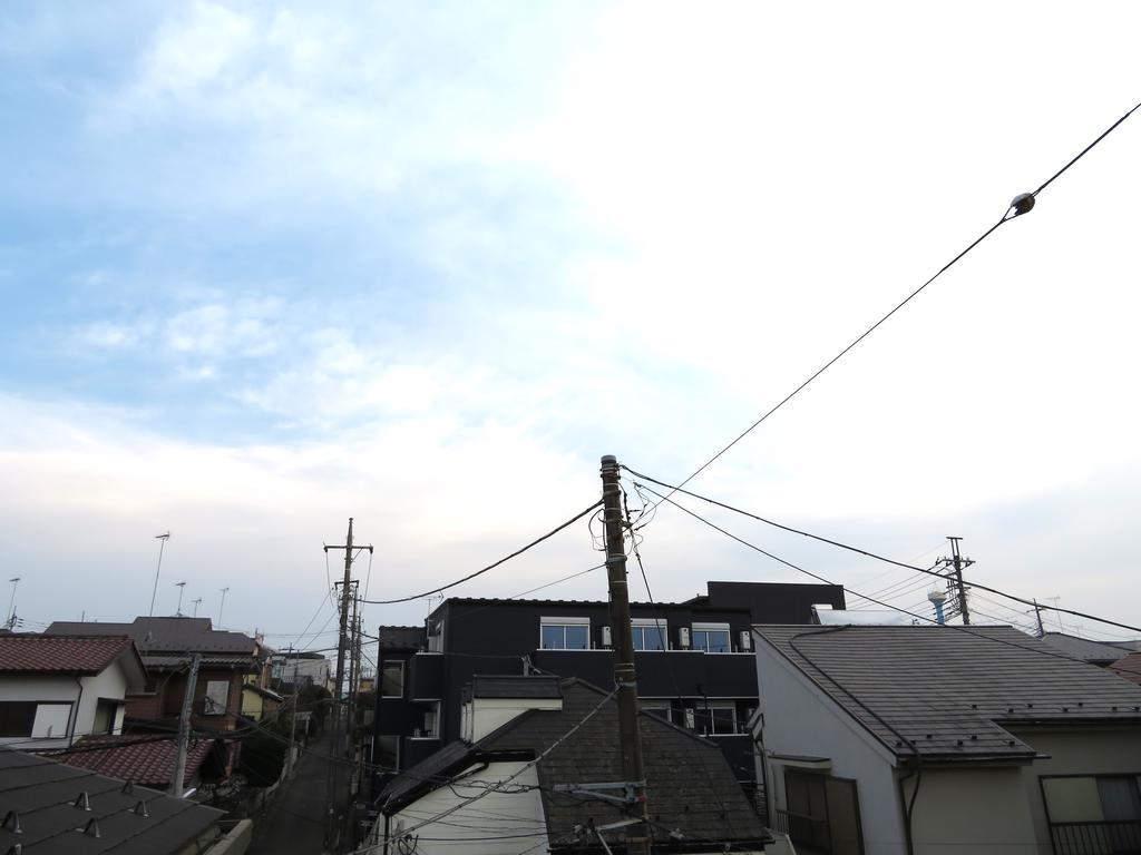 眺望　リビングからの眺望です。前面には建物がないため眺望良好！