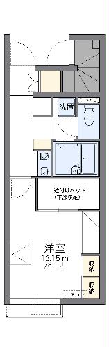 レオパレスＷｅｓｔＳｉｄｅＢＢの間取り