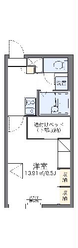 レオパレスヴィクトリーの間取り