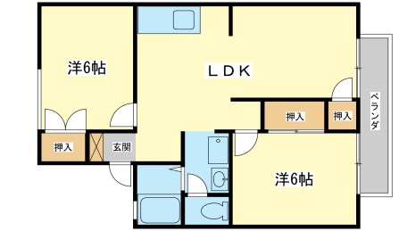 ハイネスK-IIの間取り