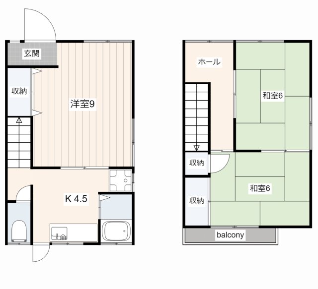 【立川アパートC棟の間取り】