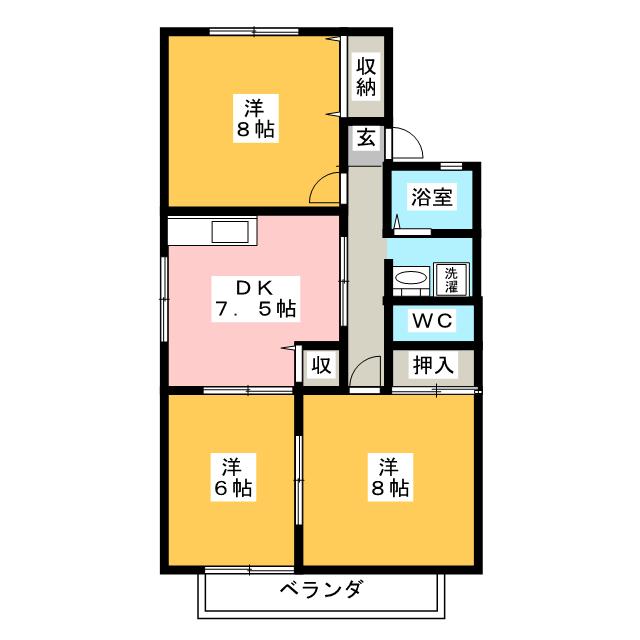 グレース大間の間取り