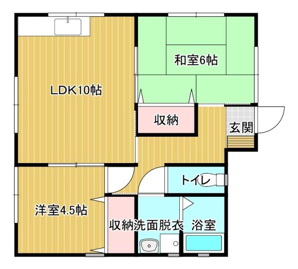 ラフィーネ桂川の間取り