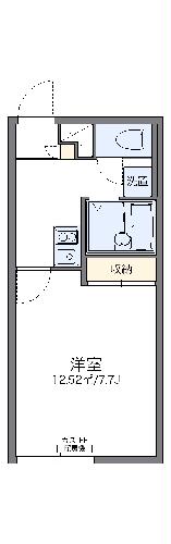 レオパレス堀川町IIIの間取り