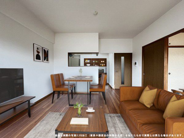 居室・リビング　※一部の画像は実際の写真に家具や調度品をCG合成したものです