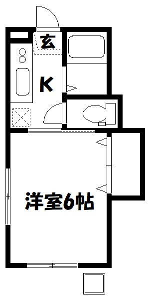 東京都葛飾区東四つ木４（アパート）の賃貸物件の間取り