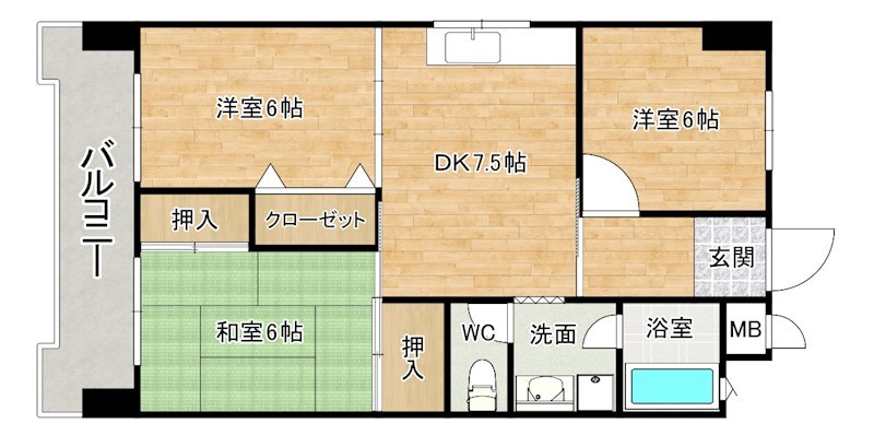 アネシス守恒の間取り