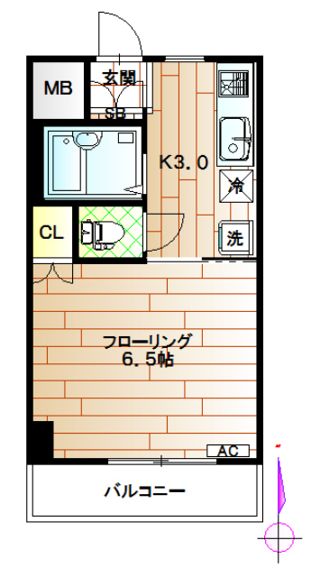 杉並区善福寺のマンションの間取り