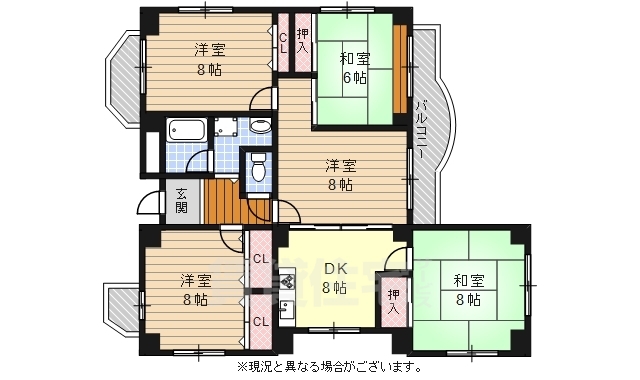 ハートイン戸田町の間取り