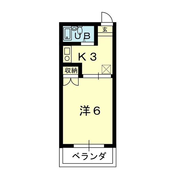 コーポひがしの間取り