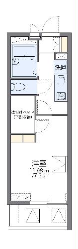 レオパレスｏｌｉｖｅIIの間取り