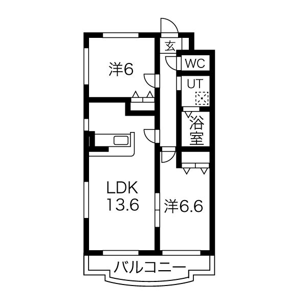 【プリミエール清水の間取り】