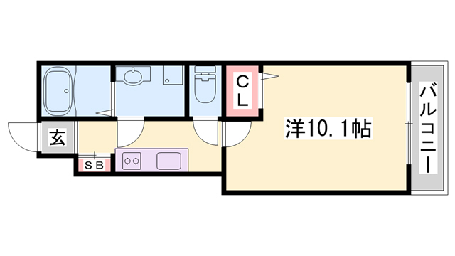 シャイン　ハートIIの間取り