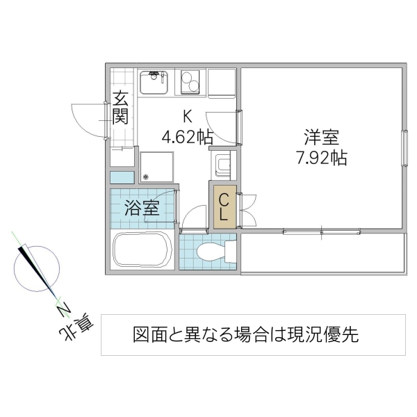 小木津FLATの間取り