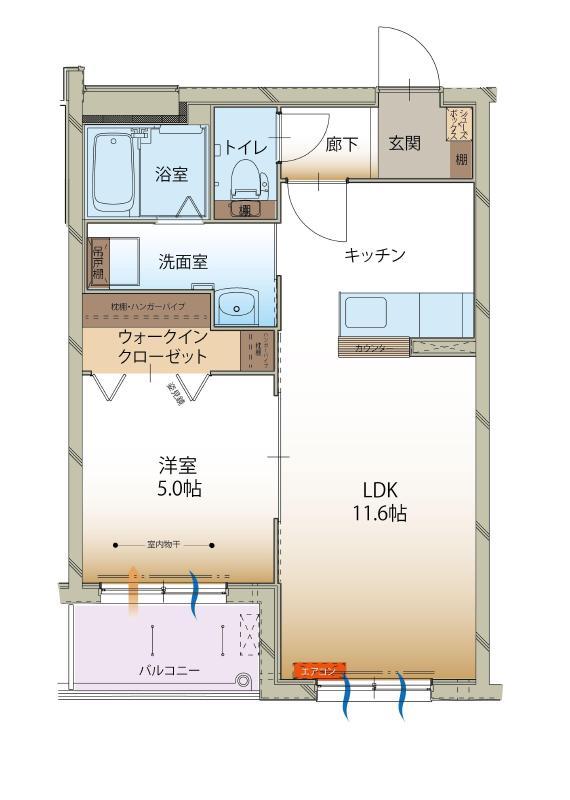 ファータ　レジィナの間取り