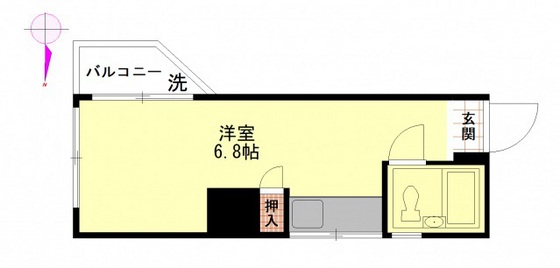 メゾン羽衣の間取り