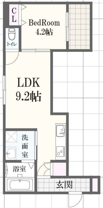 （仮称）F asecia chypreの間取り