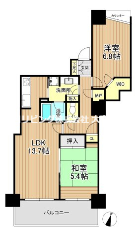 パークシティ大宮セントラルタワーの間取り