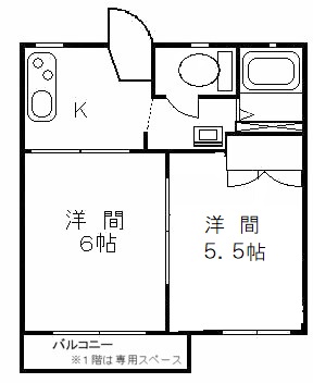 ヴィラ上本村Ｂの間取り