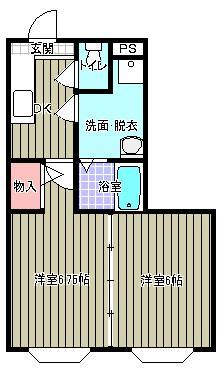 山形市円応寺町のマンションの間取り