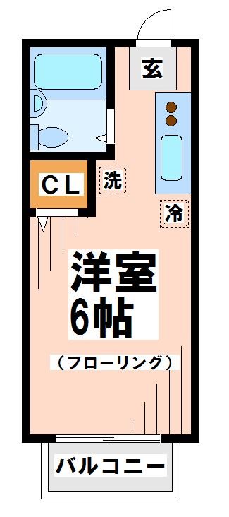 世田谷区上北沢のマンションの間取り