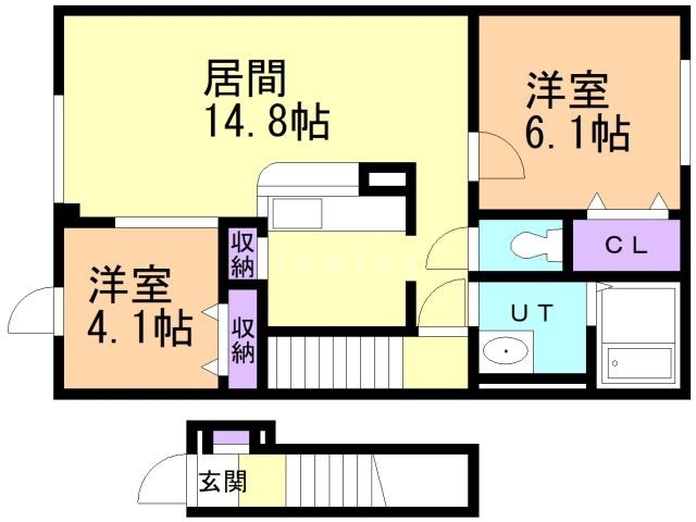 ホワイトフォレストの間取り