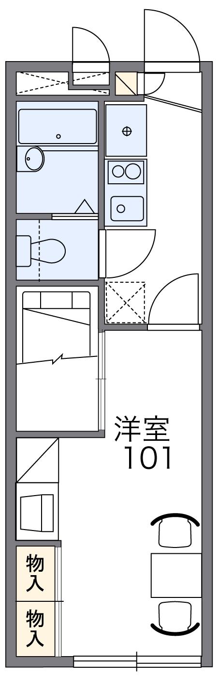 レオパレスオアシスIIの間取り