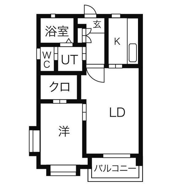 瀬戸市今林町のマンションの間取り