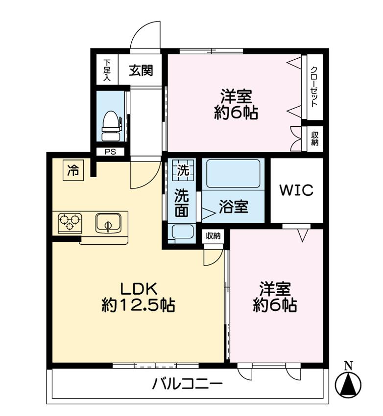 領家ガーデンコートの間取り