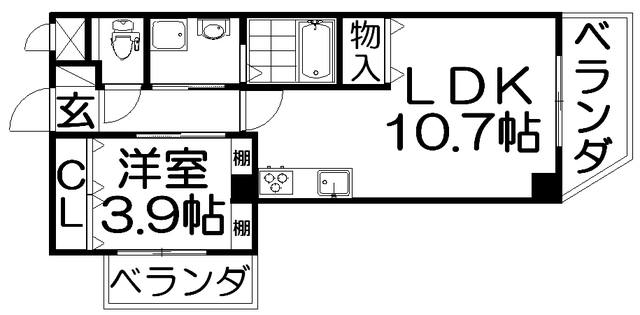 ルミエール星田の間取り